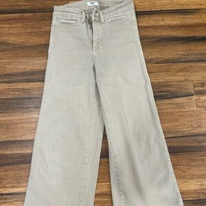 Oat New York Beige Flare Jeans